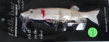 Dunwright Lifelike Lures 8 inch 2 ounces 20cm ca. 60g in Weiss